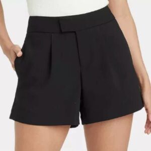 a new day Women's High Waist Black Shorts